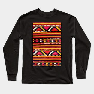 Tribal Crochet Pattern Long Sleeve T-Shirt